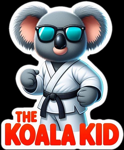 Cover of newly published book The Koala Kid